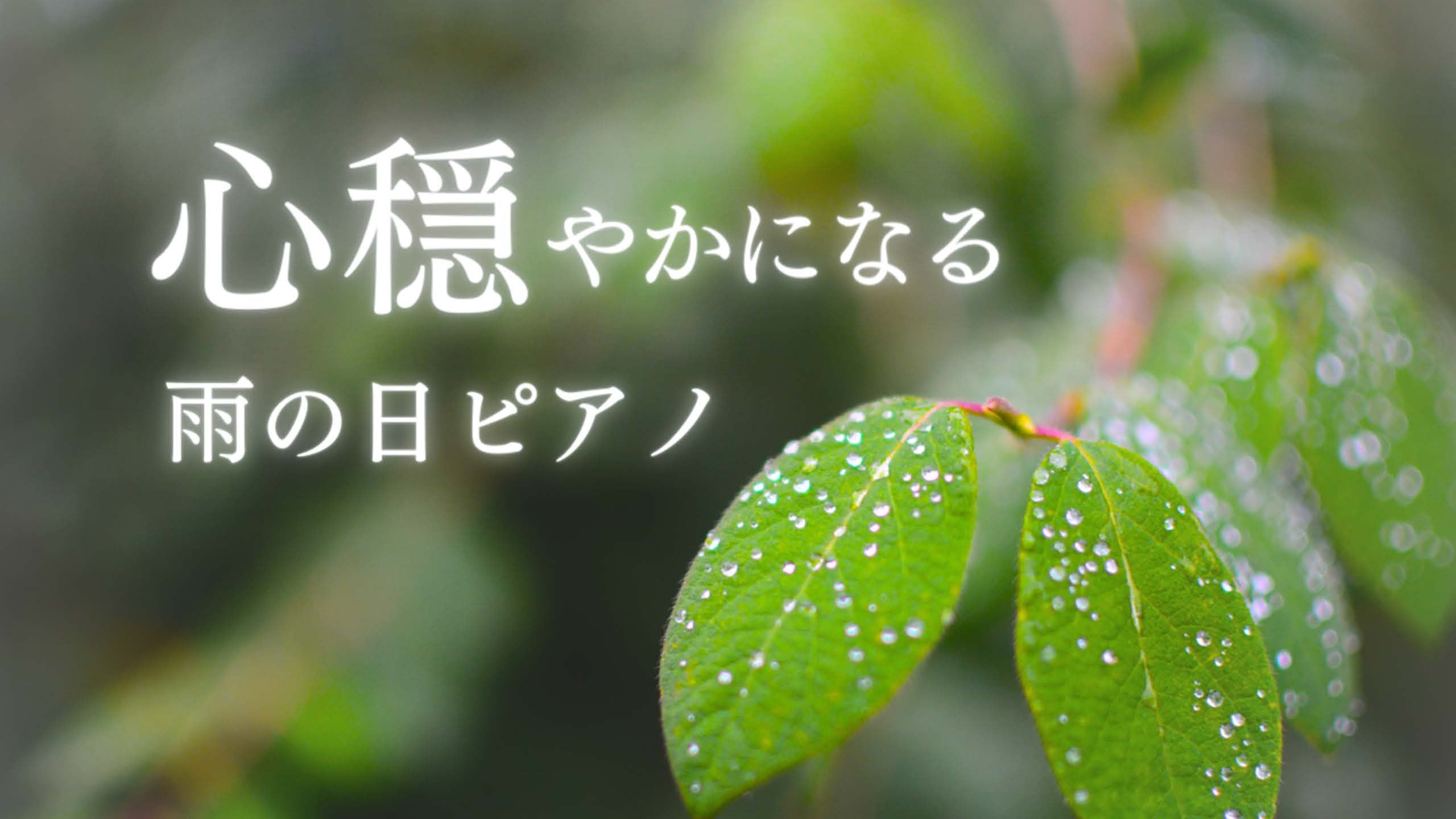 雨の日ピアノ
