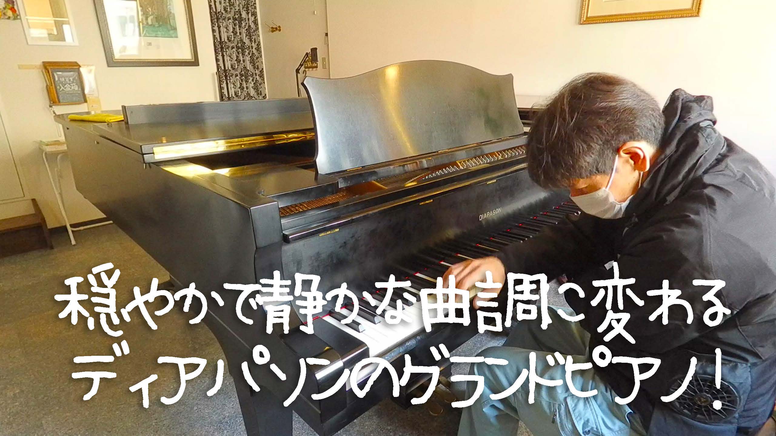 穏やかに静かな曲調に仕上がるグランドピアノ、ディアパソン210Eでピアノ曲を4曲弾いてみた！