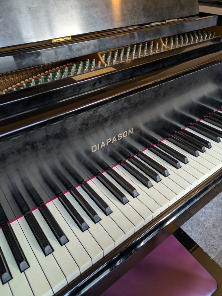 2026 R08 08 20 夕日丘ピアノスタジオ　ディアパソン210E　鍵盤