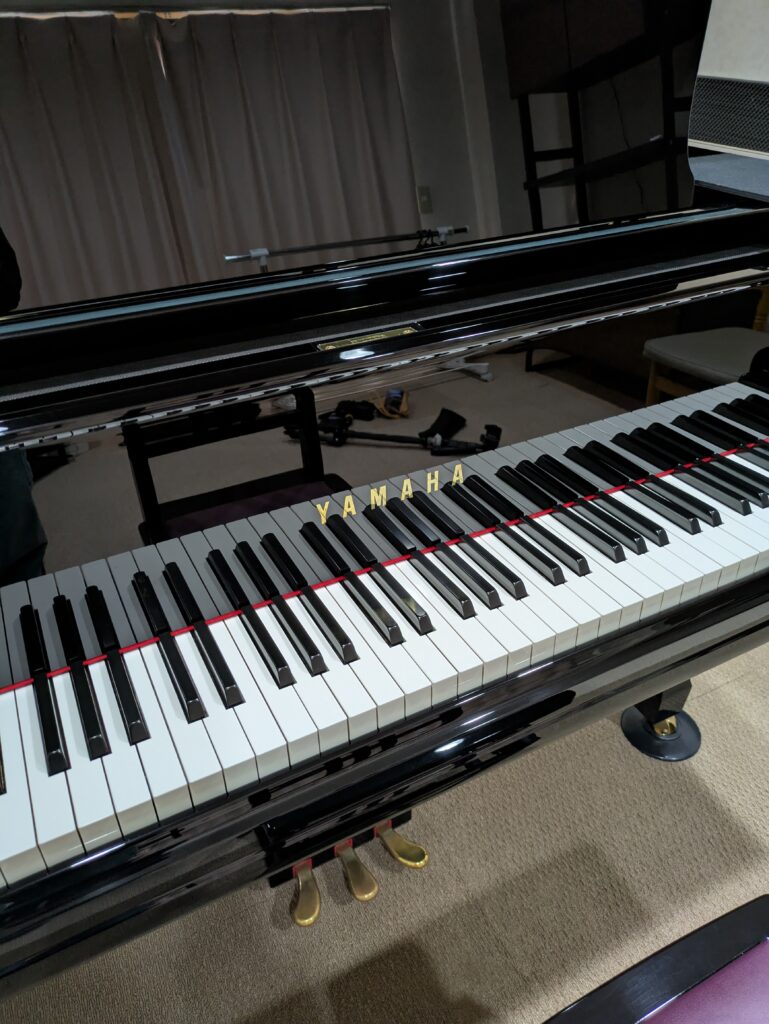 2026 R08 08 21 Gスタジオ ヤマハC3TD鍵盤