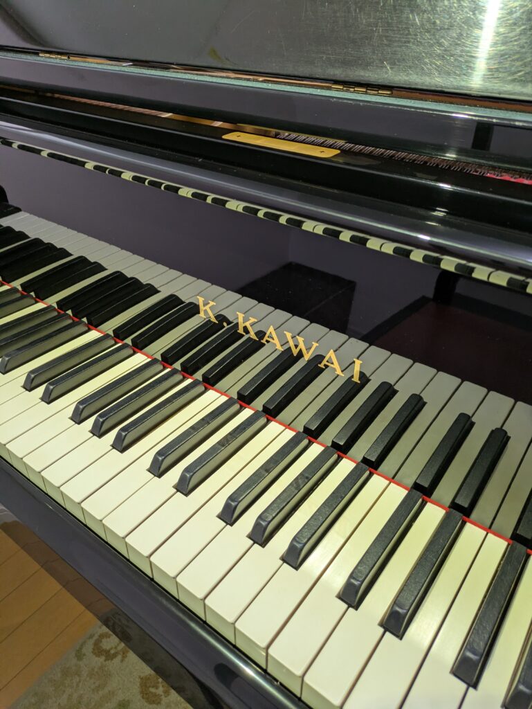 2026 R08 09 08 貸し音楽練習室RHY甲東園 K.KAWAI AF-10 グランドピアノ鍵盤